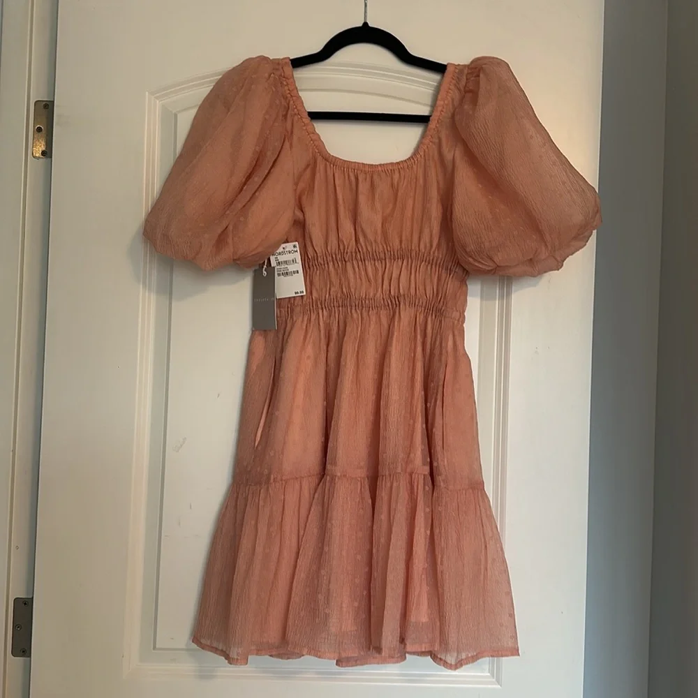 Chelsea28 Puff Sleeve Mini Dress - Size XS